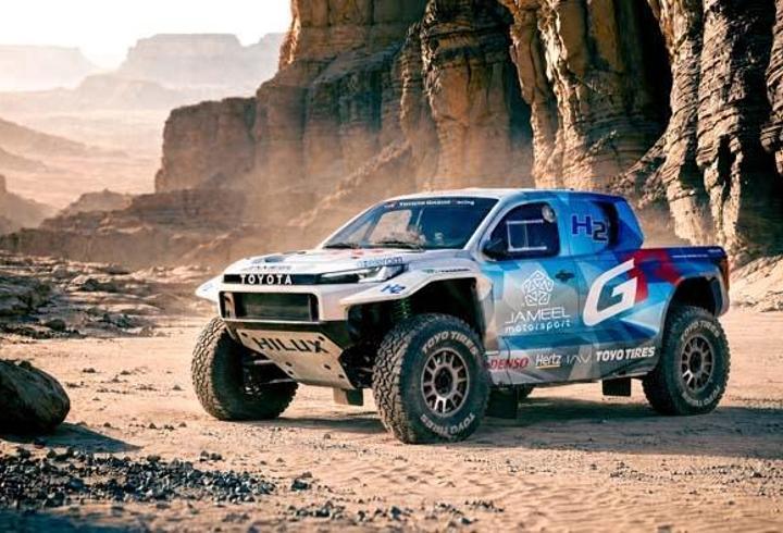 Toyota Hidrojenli Hilux ile Dakar’da yarışacak